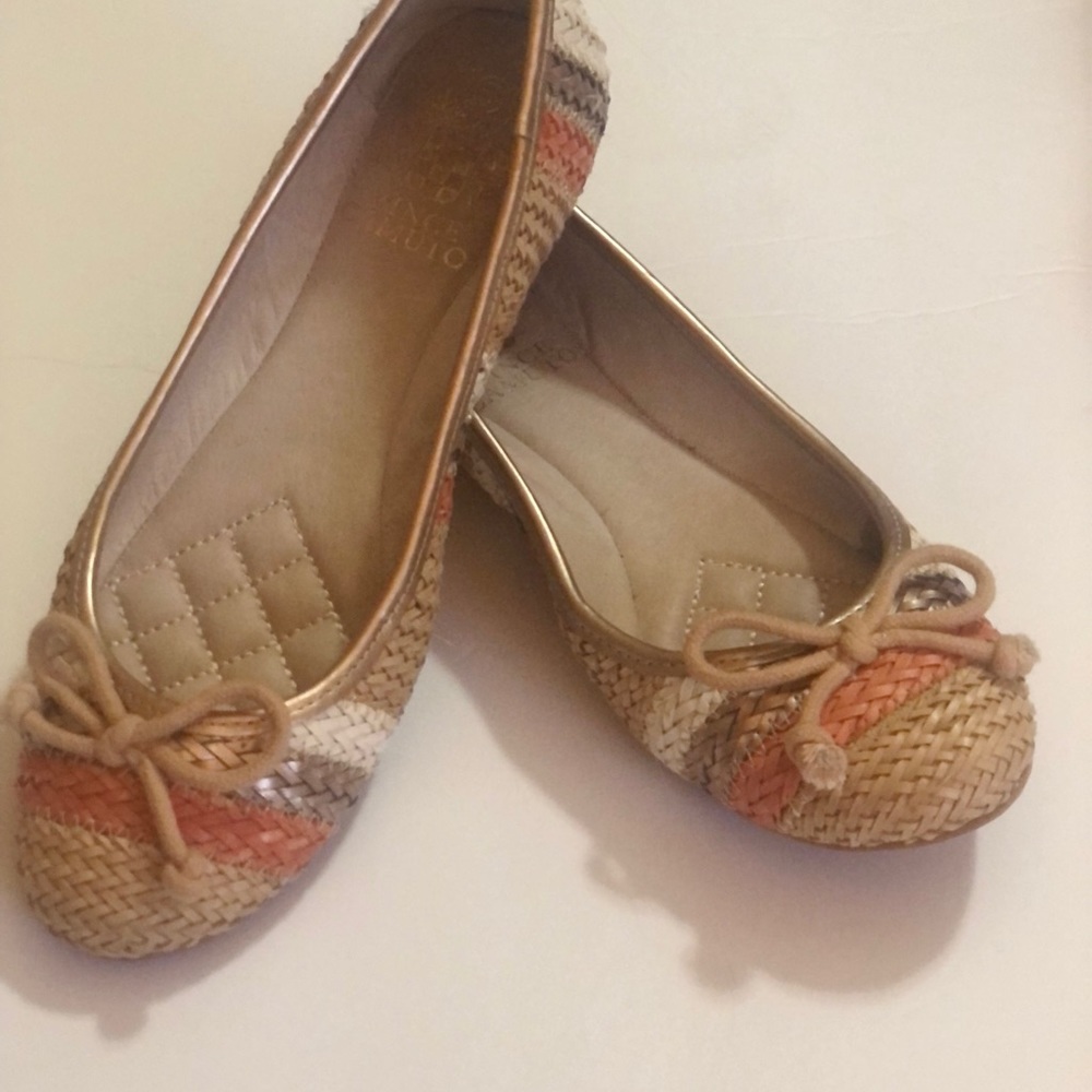 Vince Camuto Multi Colored Weave Pattern Ballet F… - image 2